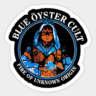 blue oyster cult Sticker